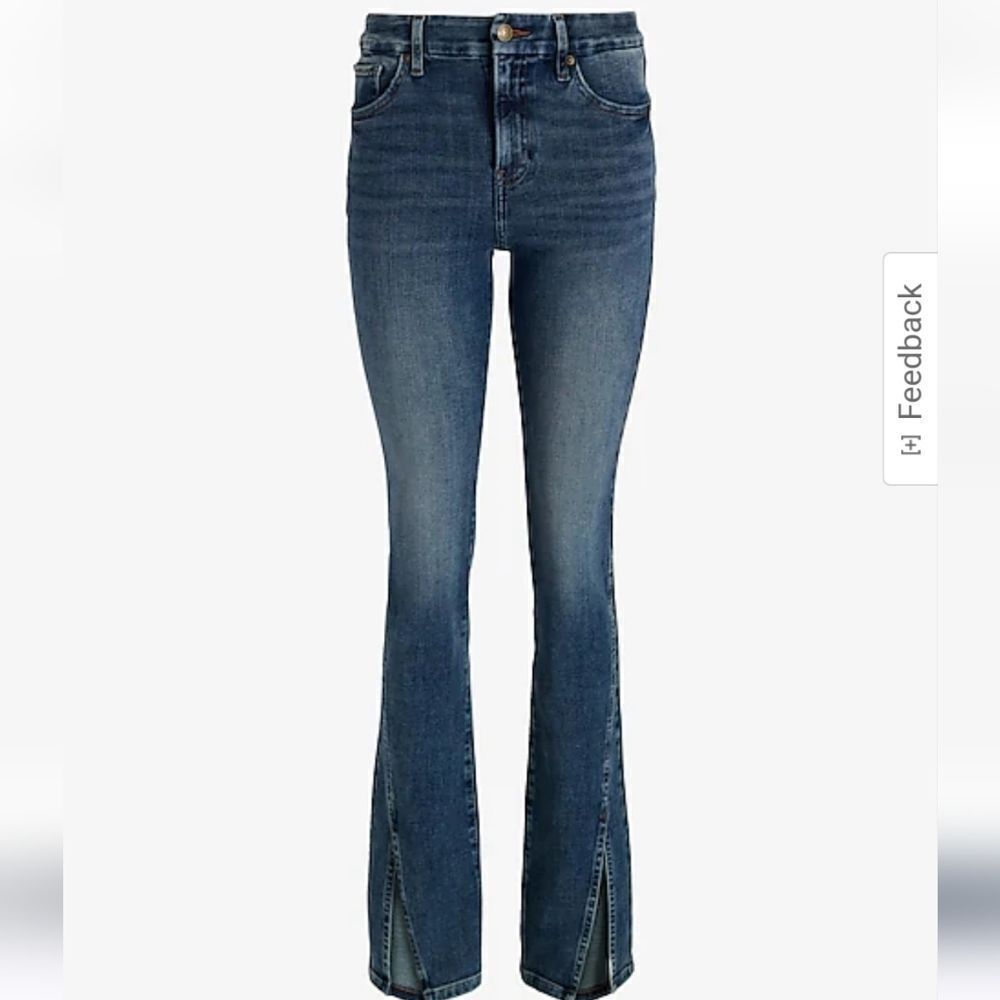 Express Women's Boot Cut Jeans - Blue